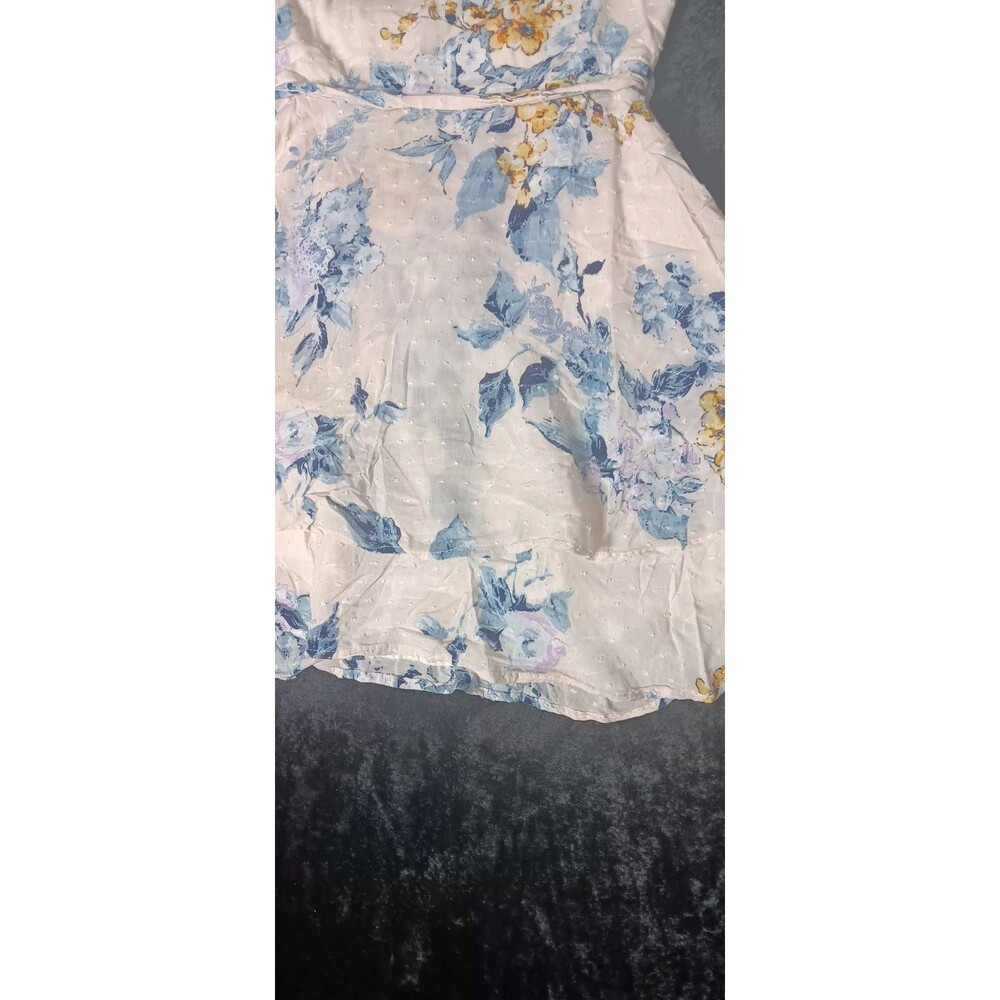 Altard State Sleeveless Swiss Dot Cami Mini Sundress M Floral Tiered Coquette - Picture 7 of 12
